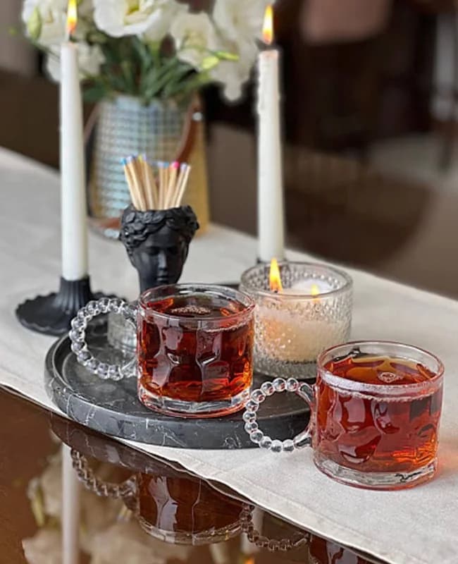 لیوان کوتاه دسته حلقه انگشتی کدtz4301 — تصویر ۲