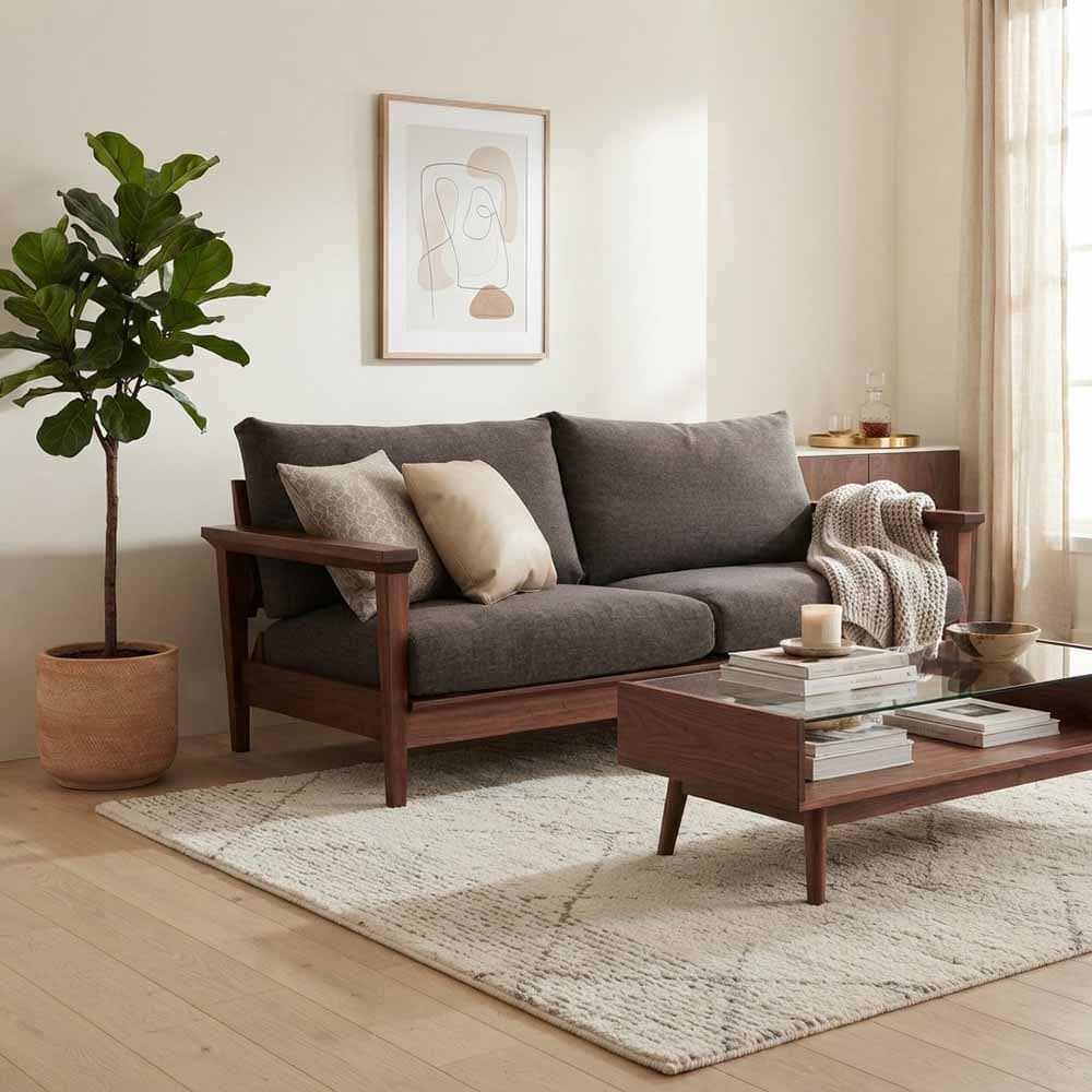 مبل چوبی هشت نفره نیلا