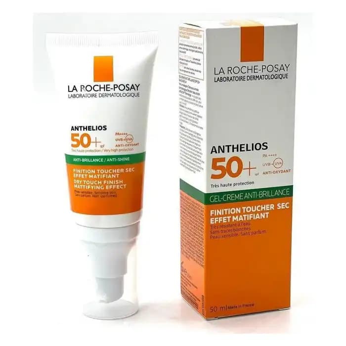 کرم ضد آفتاب بی رنگ لاروش پوزای La Roche Posay آنتلیوس مدل آنتی شاین Anti Shine — تصویر ۳