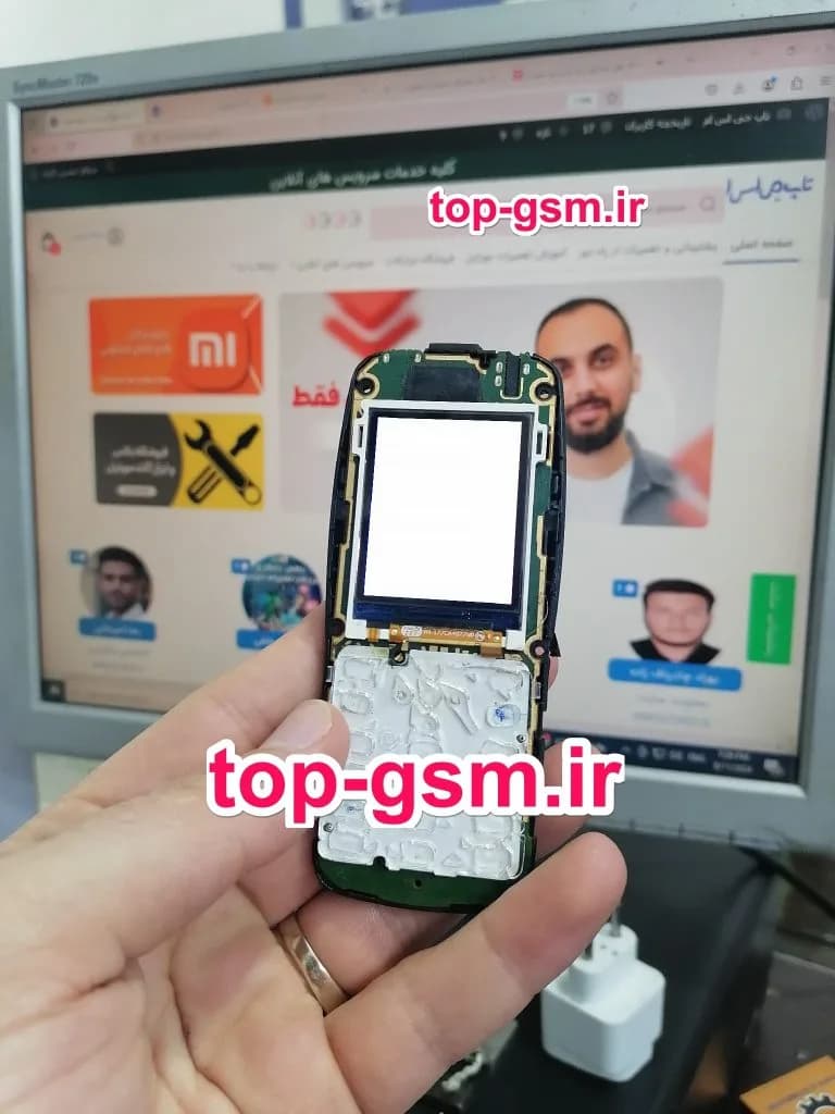 نقشه حل مشکل سفید شدن تصویر و نداشتن تصویر نوکیا TA-1114 — تصویر ۲