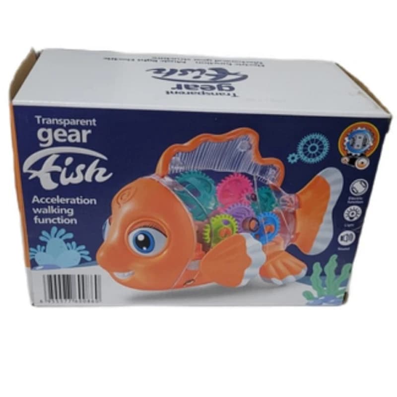 اسباب بازی مدل دلقک ماهی چرخ دنده ای کد YJ-3034 — تصویر ۴