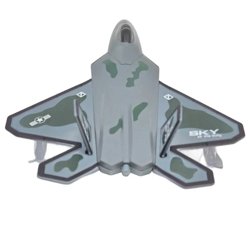 هواپیما بازی مدل جت جنگنده F22 موزیکال چراغدار کد F22GG — تصویر ۲