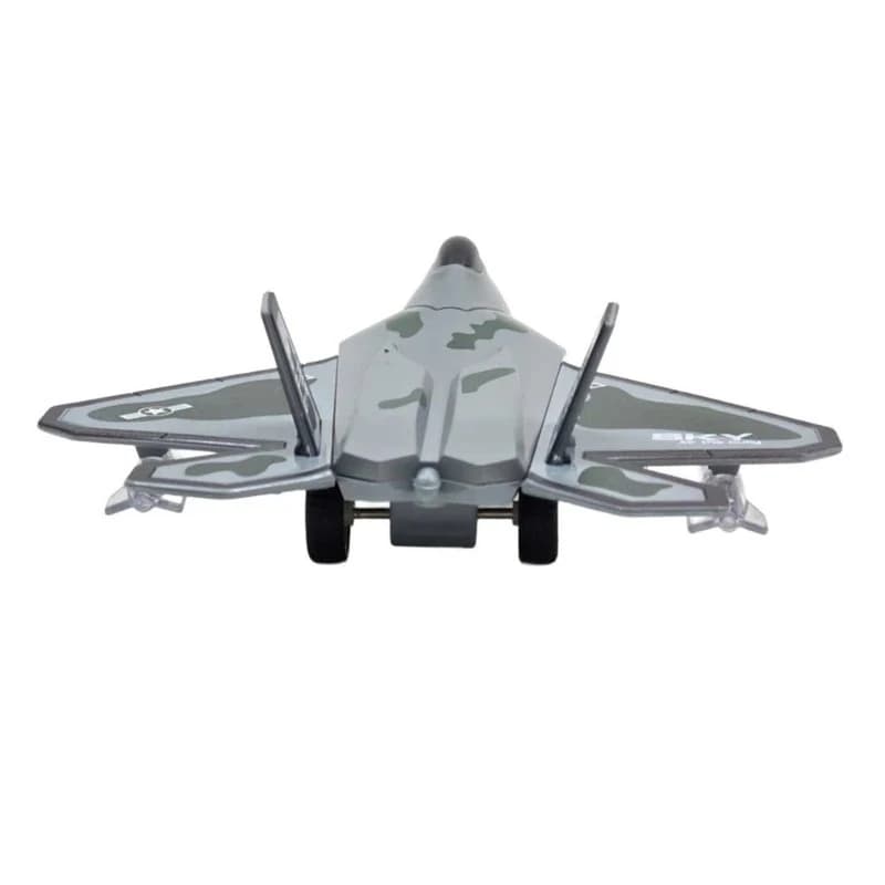هواپیما بازی مدل جت جنگنده F22 موزیکال چراغدار کد F22GG — تصویر ۴
