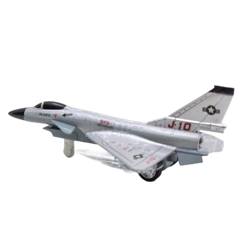 هواپیما بازی مدل جت جنگنده J-10 موزیکال چراغدار کد J10S — تصویر ۳