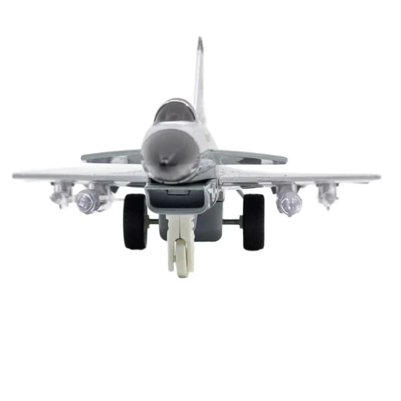 هواپیما بازی مدل جت جنگنده J-10 موزیکال چراغدار کد J10S — تصویر ۵