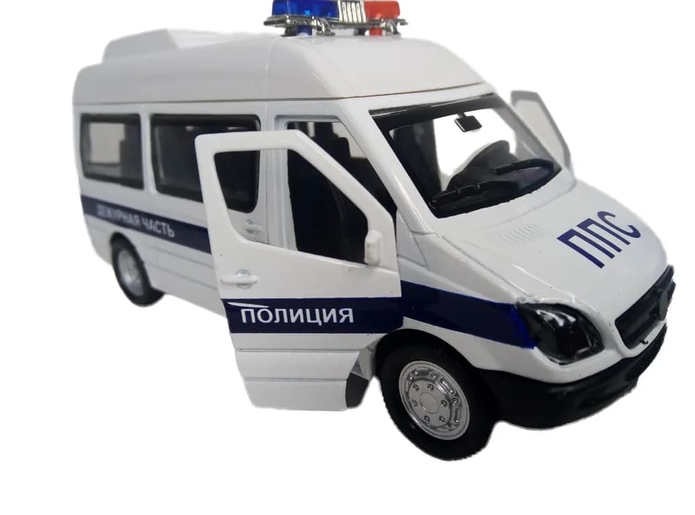 ماشین بازی مدل ون پلیس کد A097A — تصویر ۲