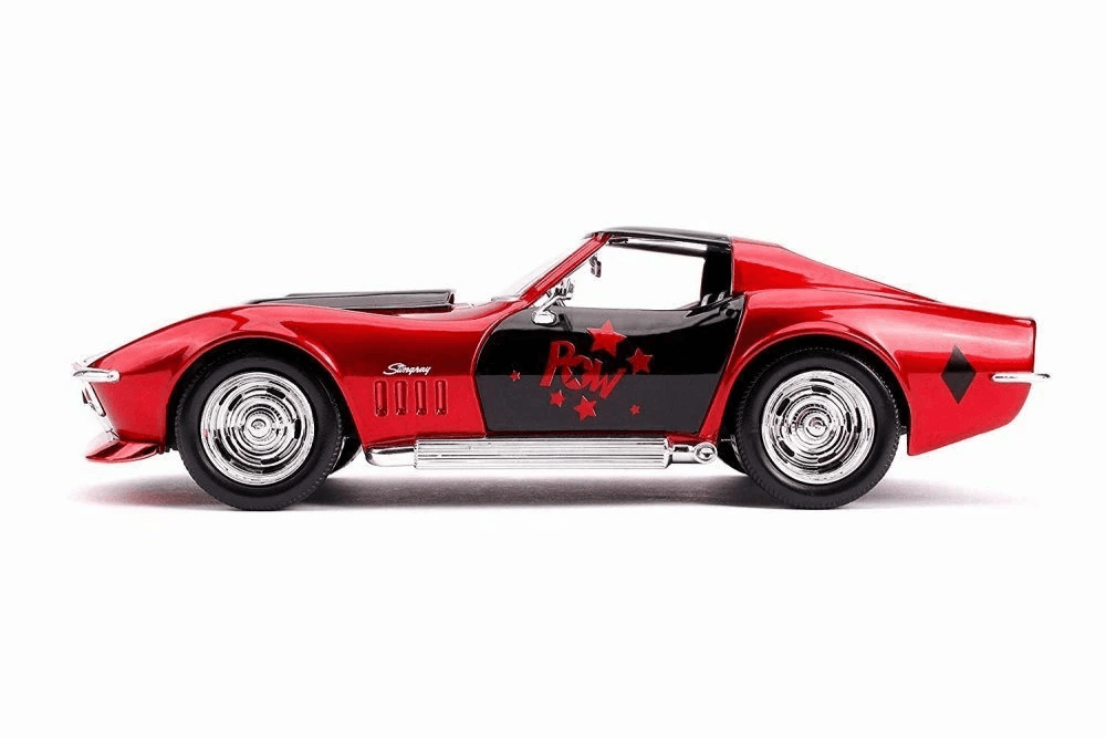 ماکت ماشین جادا مدل Chevy Corvette Stingray 1969 طرح هارلی کوئین کد 31196 — تصویر ۶