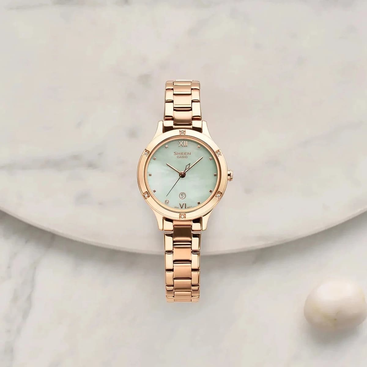 ساعت مچی زنانه کاسیو شین مدل Casio Sheen SHE-4546PG-3AUDF — تصویر ۱۰
