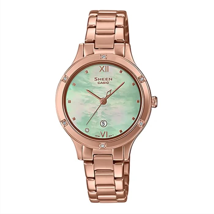 ساعت مچی زنانه کاسیو شین مدل Casio Sheen SHE-4546PG-3AUDF
