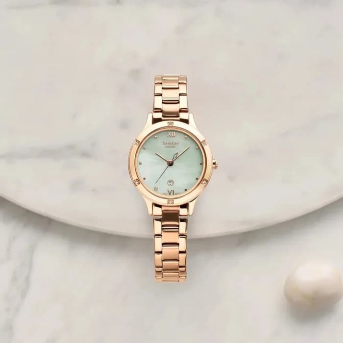ساعت مچی زنانه کاسیو شین مدل Casio Sheen SHE-4546PG-3AUDF — تصویر ۴