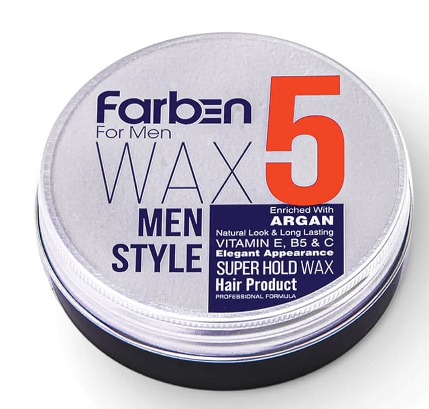 واکس مو شماره 5 خیلی قوی مدل SUPER HOLD WAX برند فاربن