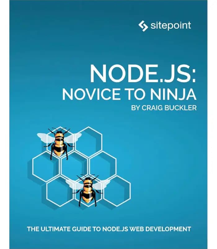 کتاب Node.js Novice to Ninja (نود.جی‌اس از مبتدی تا حرفه‌ای) اثر کریگ باکلر | نسخه انگلیسی PDF