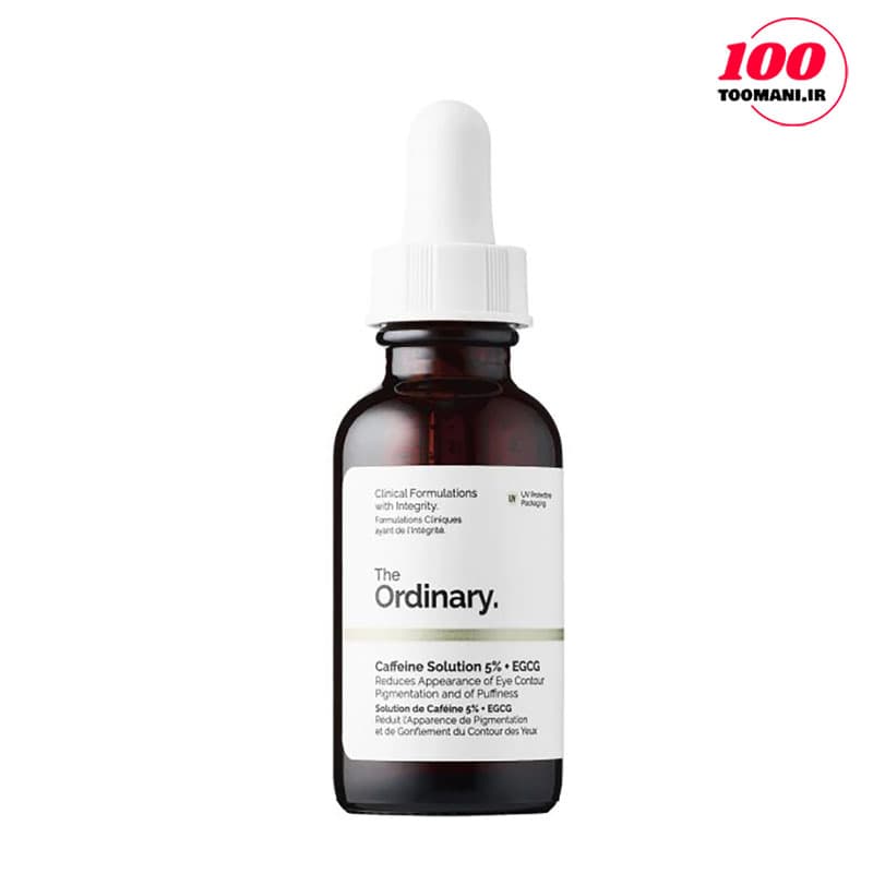 سرم دور چشم ضد تیرگی و پف کافئین اوردینری Caffeine 5% (30 میل)