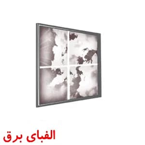 چراغ ال ای دی طرح آسمان 40 وات نمانور توکار مدل ست 4 عددی 60*60
