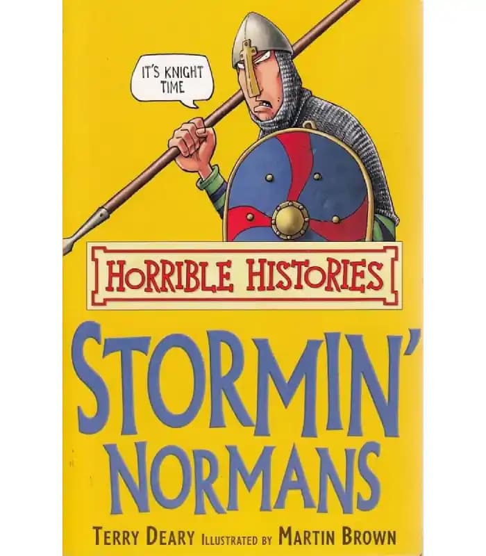 کتاب Horrible Histories: The Stormin’ Normans (تاریخهای ترسناک: نورمنهای طوفانی) اثر تری دیری | نسخه انگلیسی PDF