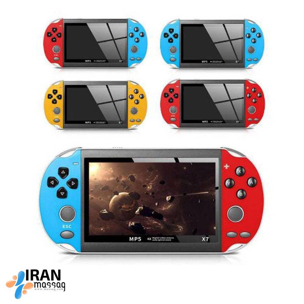 کنسول دستی بازی مدل X7 |کنسول بازی جیبی 4.3 اینچی با 3000 بازی کلاسیک