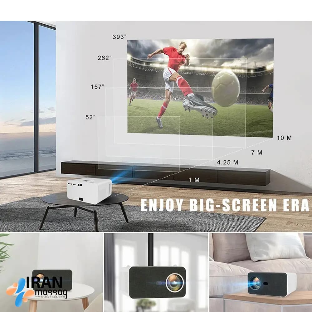 ویدئو پروژکتور مدل UB30A | با کیفیت Full HD | سیستم عامل اندروید 9.0 — تصویر ۲