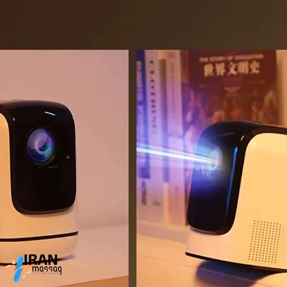 ویدیو پروژکتور تاشو TZ-1 | سیستم صوتی داخلی Hi-Fi Stereo | کیفیت تصویر Full HD — تصویر ۲