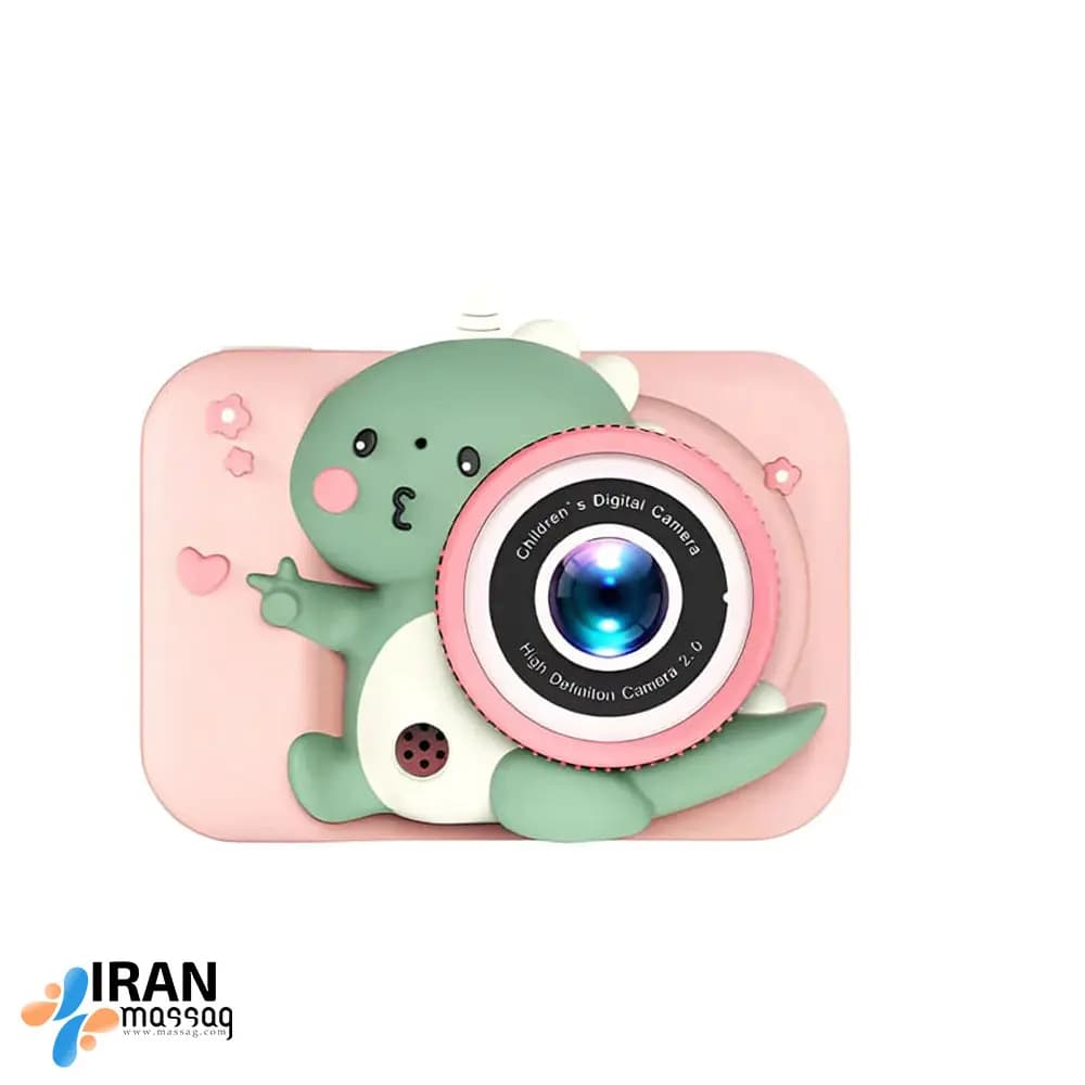 دوربین عکاسی و فیلمبرداری کودک طرح دایناسور مدل Q2N | دوربین 12 مگاپیکسل