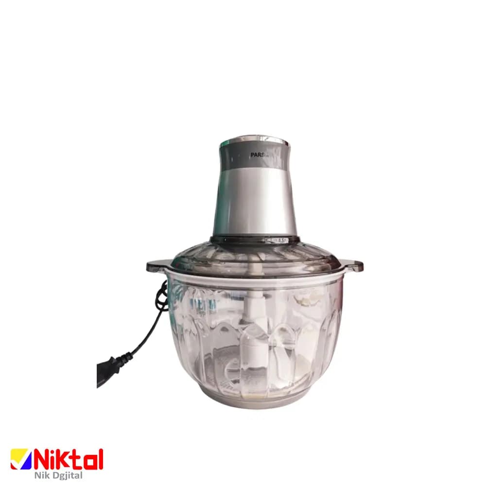خردکن برقی پارس مدل HC5824 | با ظرفیت 3 لیتر و بدنه استیل و کاسه اکرولیک — تصویر ۵