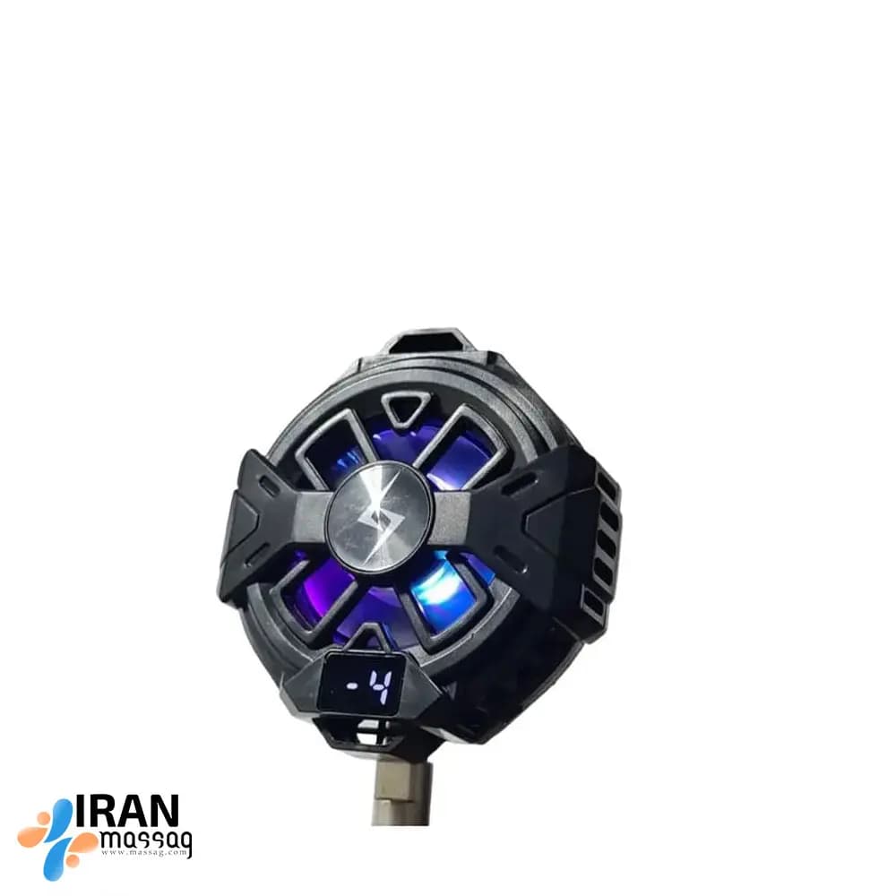 فن خنک کننده موبایل P60 | رادیاتوری مگنتی و گیره‌ای با قابلیت کاهش دمای سریع