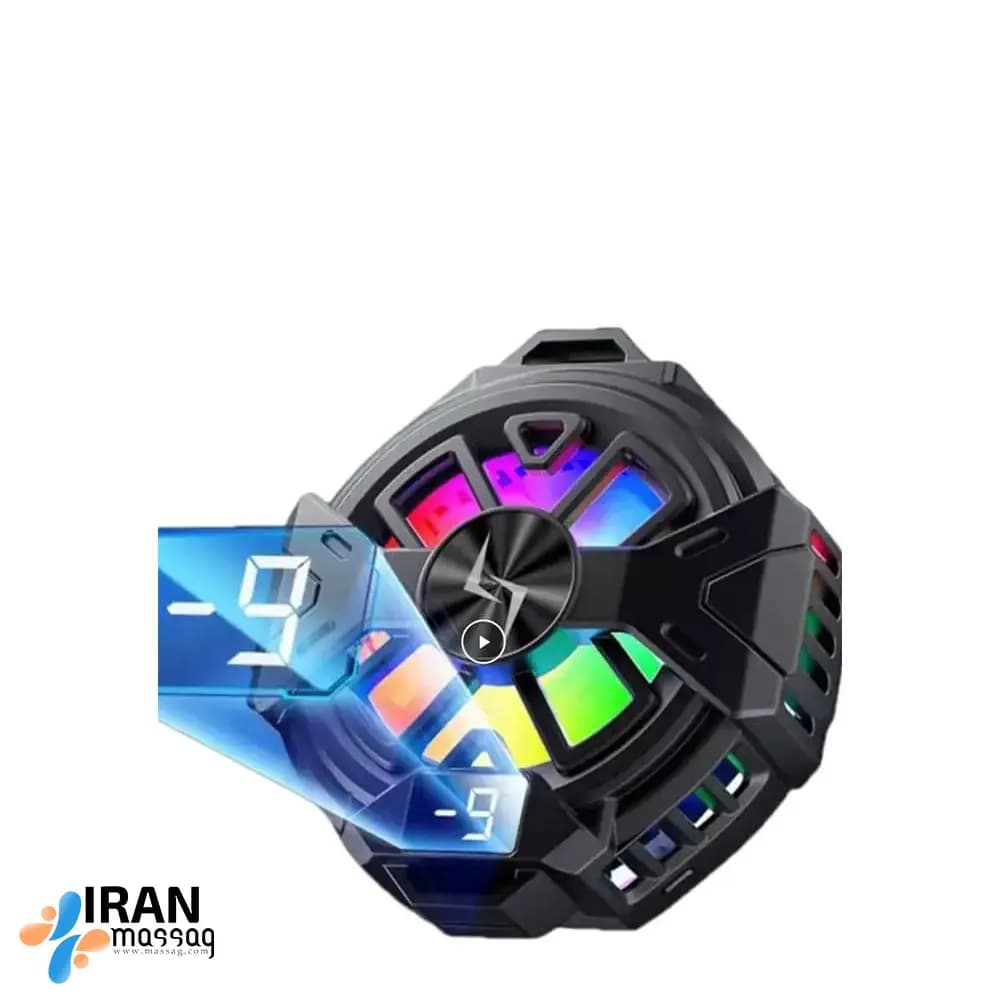 فن خنک کننده موبایل P60 | رادیاتوری مگنتی و گیره‌ای با قابلیت کاهش دمای سریع — تصویر ۲