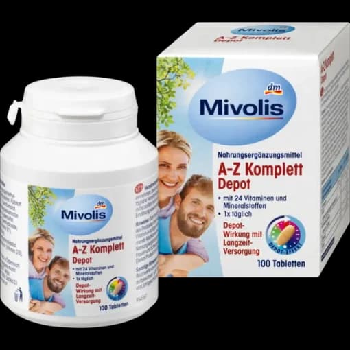 قرص مولتی ویتامین میوولیس Mivolis A-Z Compleet Depot