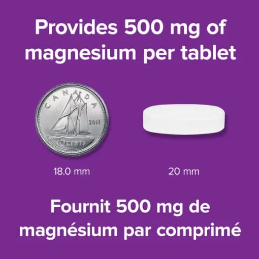 منیزیم وبر نچرالز 500 میلی گرم 60 عدد Webber Magnesium — تصویر ۳