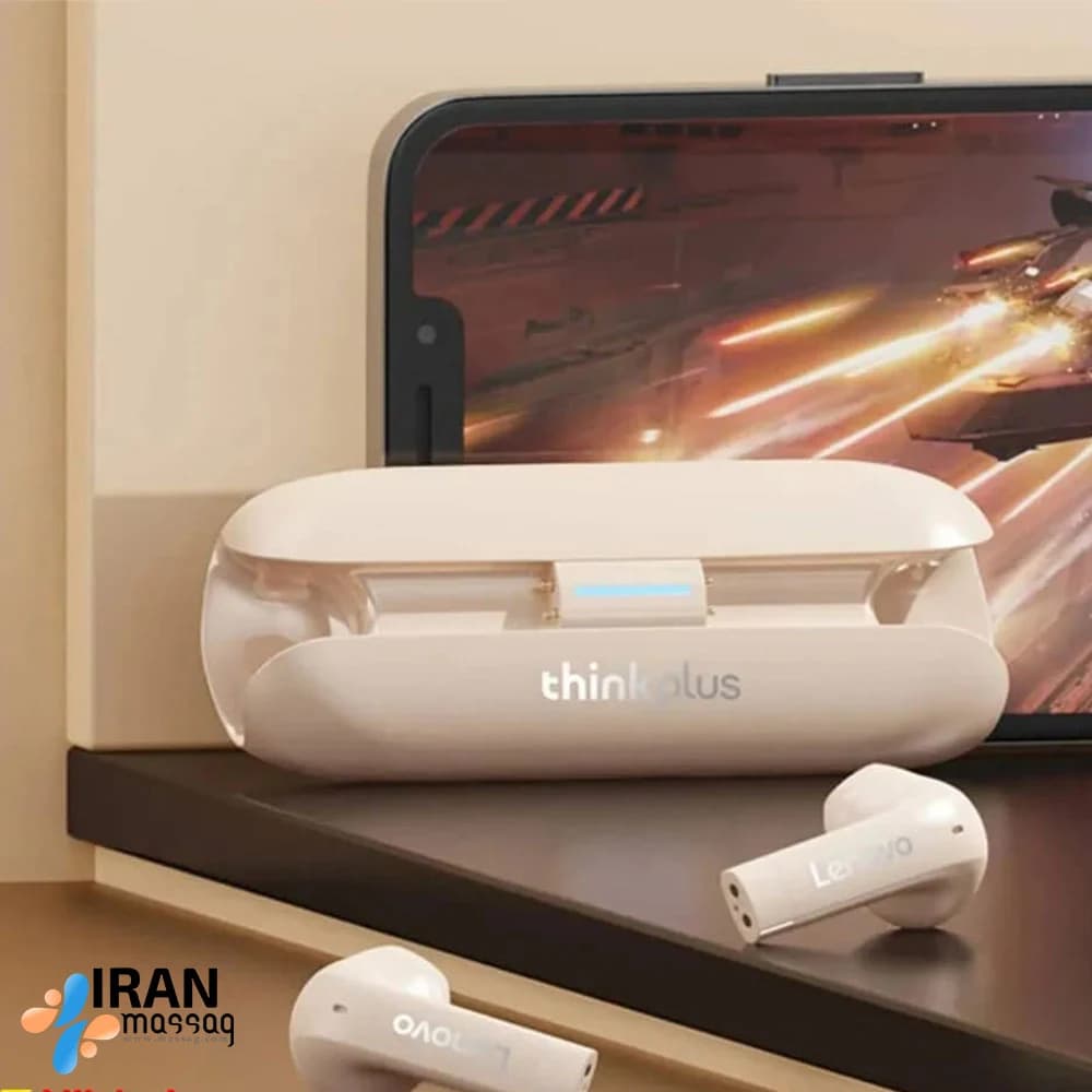 ایرپاد لنوو مدل TW60(اورجینال) | با بلوتوث نسخه 5.3 با برد 10 متر — تصویر ۶