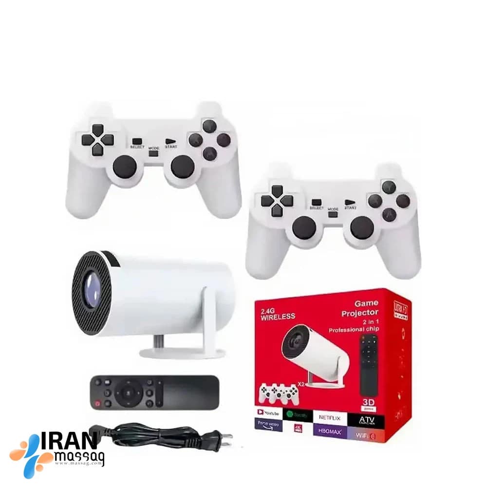 ویدئو پروژکتور مدل HY300A | سیستم‌عامل اندروید | WiFi داخلی و وضوح تصویر 1080P