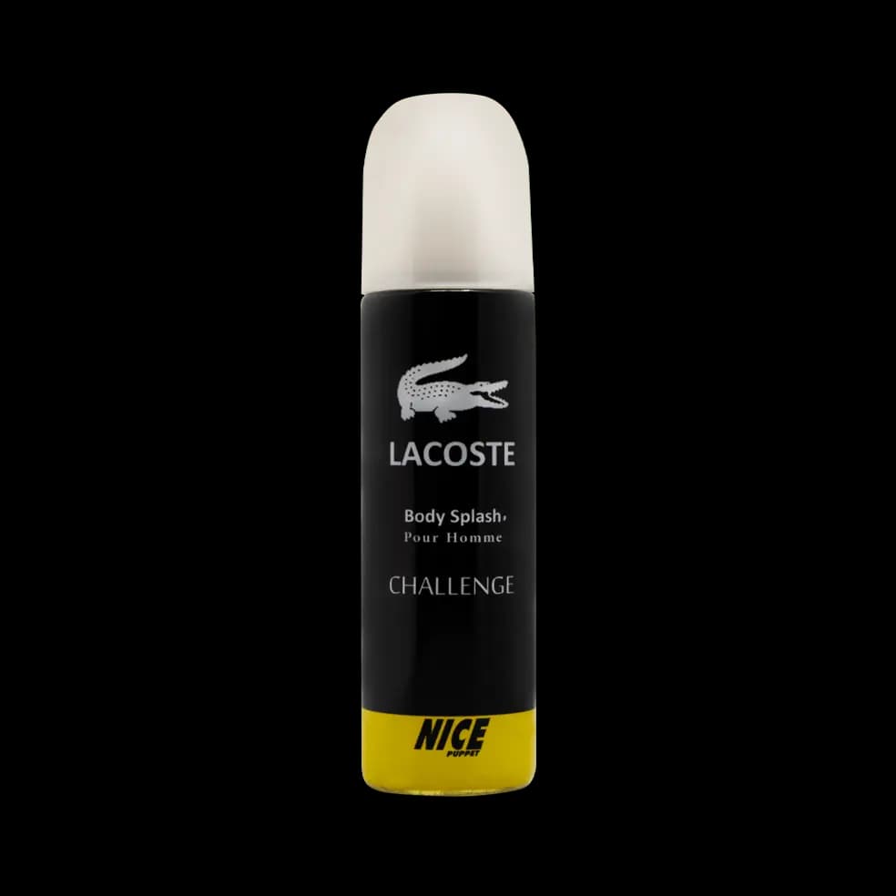 بادی اسپلش مردانه نایس پاپت مدل Lacoste Challenge حجم 230 میلی لیتر