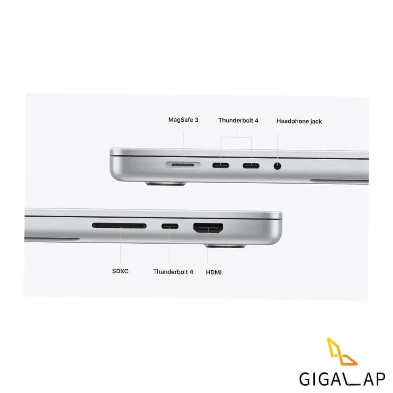 لپ تاپ اپل Macbook Pro 2021 مدل M1 PRO 16GB 500GB SSD M1 PRO 16,2 3K — تصویر ۲