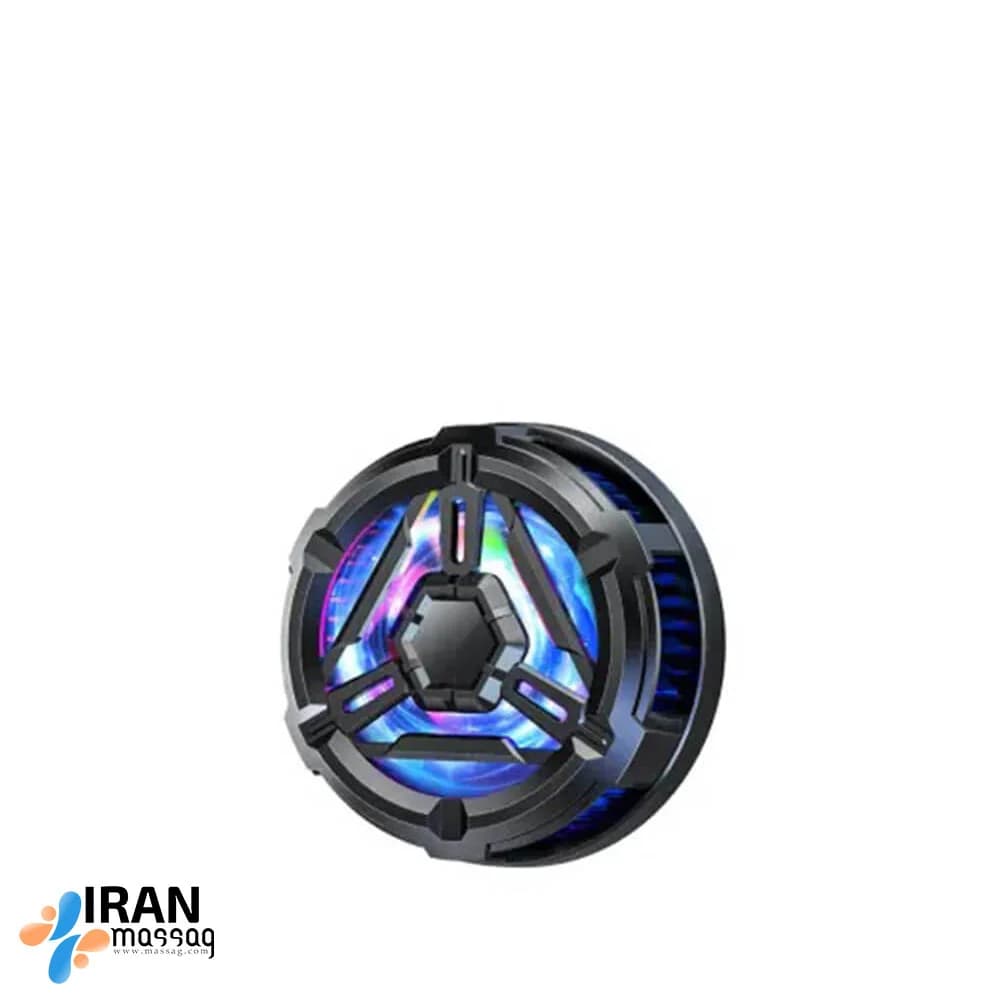 فن خنک کننده گوشی مدل S-10 | بیصدا و مغناطیسی با نورپردازی RGB