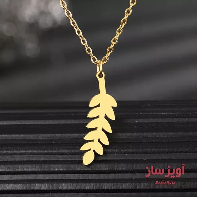گردنبند برگ کد 101636