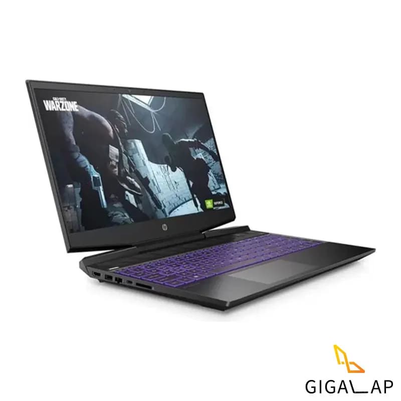 لپ تاپ گیمینگ HP PAVILION 15X مدل RYZEN 7 4800H 16GB 1TB SSD 6GB GTX 1660Ti 15,6 INCH FHD 144Hz — تصویر ۳