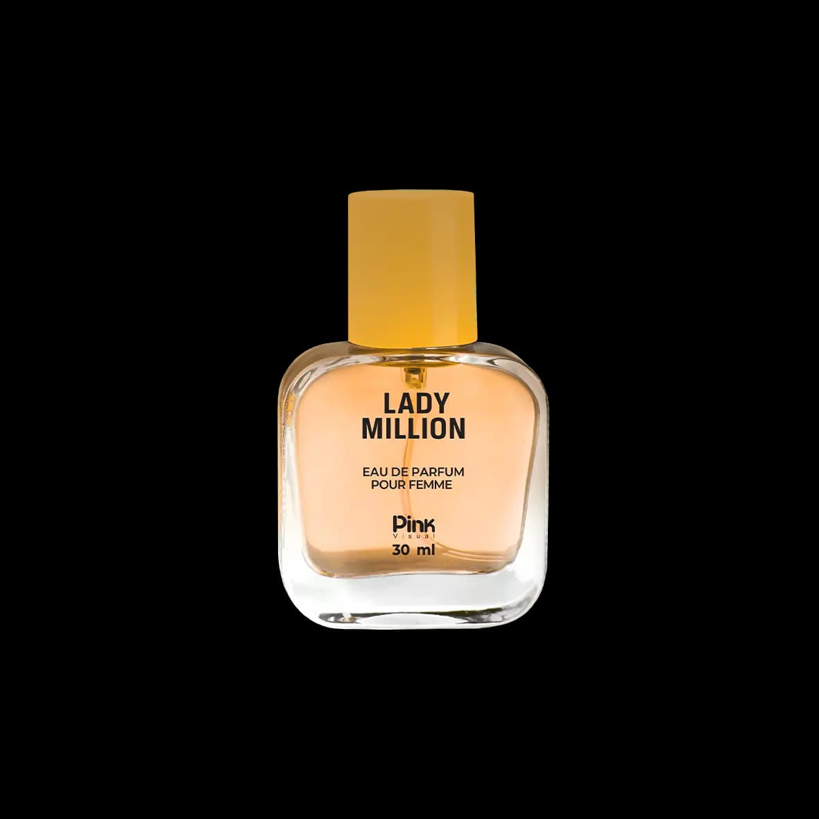 عطر جیبی زنانه پینک ویژوآل مدل Lady Million حجم 30 میلی لیتر