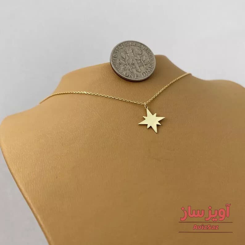 گردنبند ستاره شمالی کد 101596