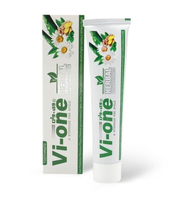 خمیر دندان گیاهی بابونه و زنجبیل HERBAL وی وان 80 گرم