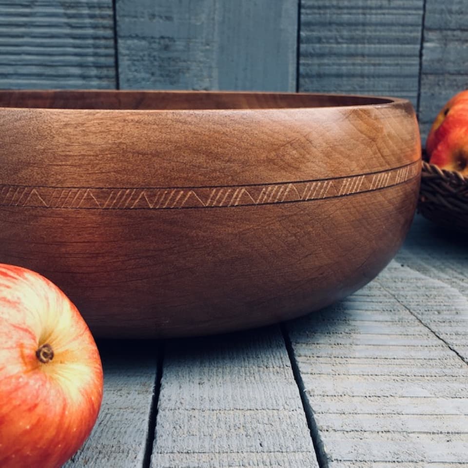 کاسه چوبی کد 493 — تصویر ۲