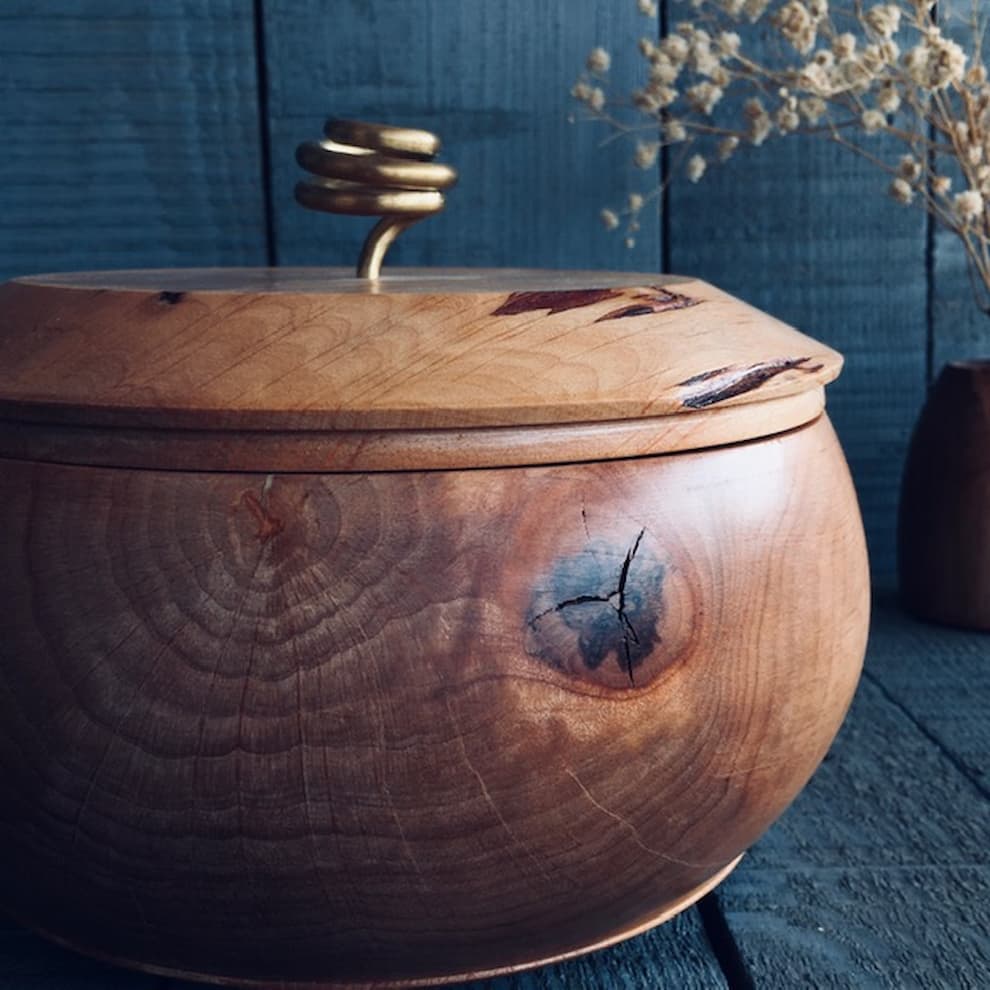 ظرف چوبی درب دار کد 451 — تصویر ۳