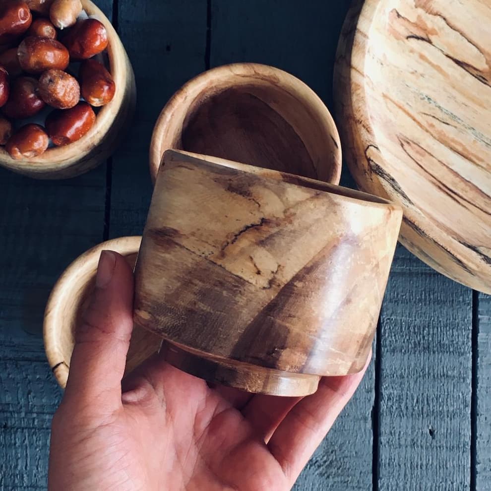 کاسه چوبی کد 405 — تصویر ۲