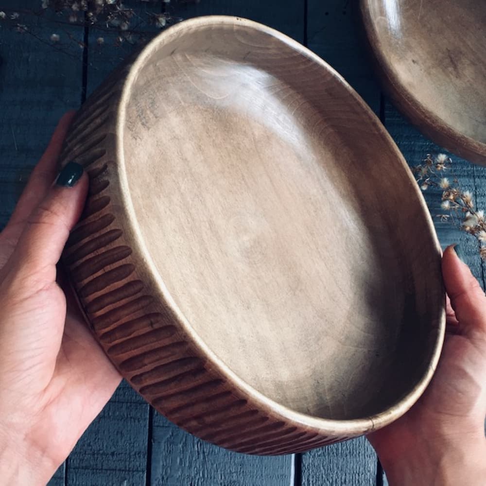 کاسه چوبی کد 396 — تصویر ۲