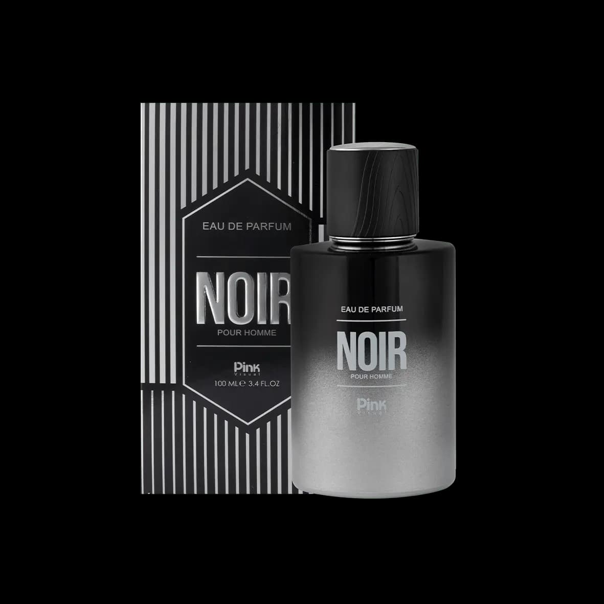 ادوپرفیوم مردانه پینک ویژوآل مدل Noir حجم 100 میلی لیتر – رایحه Splendor Black
