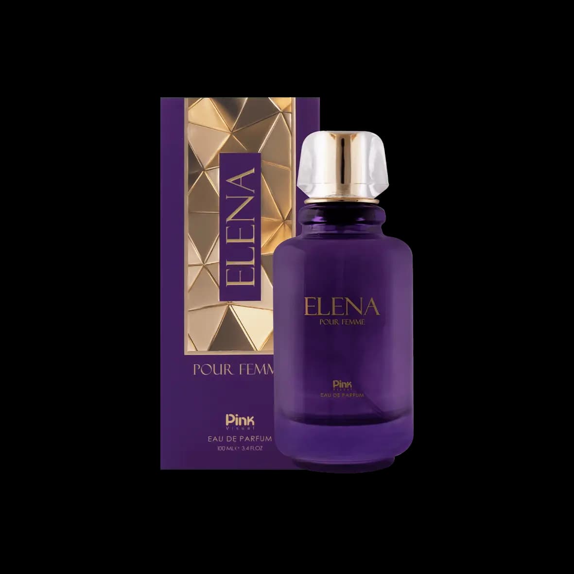ادوپرفیوم زنانه پینک ویژوآل مدل Elena حجم 100 میلی لیتر – رایحه Coco
