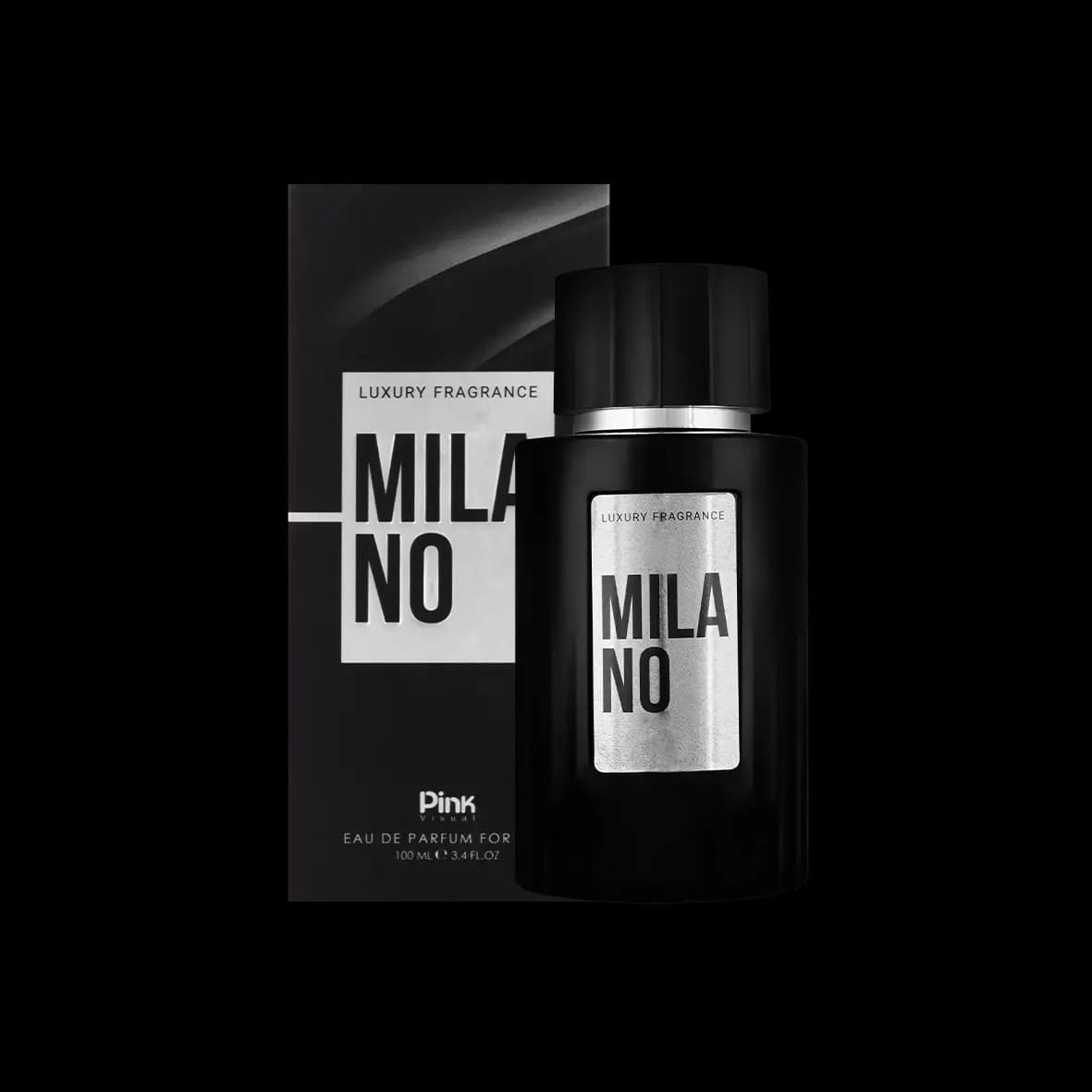 ادوپرفیوم مردانه پینک ویژوآل مدل Milano حجم 100 میلی لیتر – رایحه Silver Scent