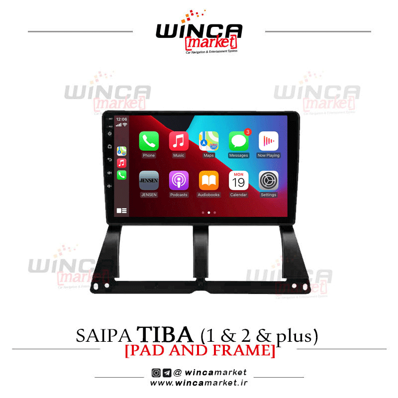 مانیتور تیبا/تیبا 2 فابریک اندروید سری M200 اپل کارپلی