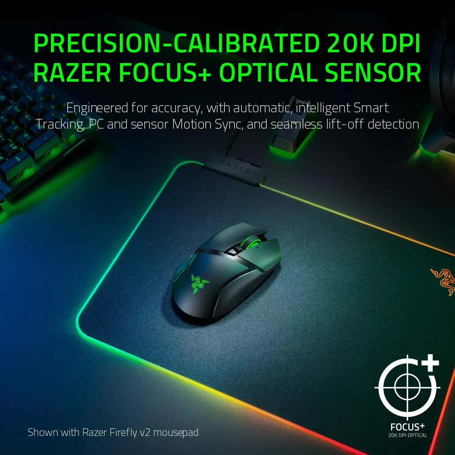 موس گیمینگ بی سیم ریزر با شارژر Razer Basilisk Ultimate with Charging Dock — تصویر ۵