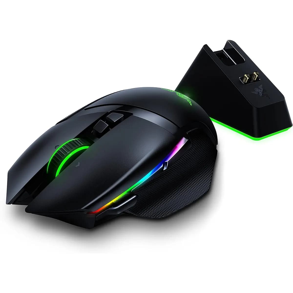 موس گیمینگ بی سیم ریزر با شارژر Razer Basilisk Ultimate with Charging Dock