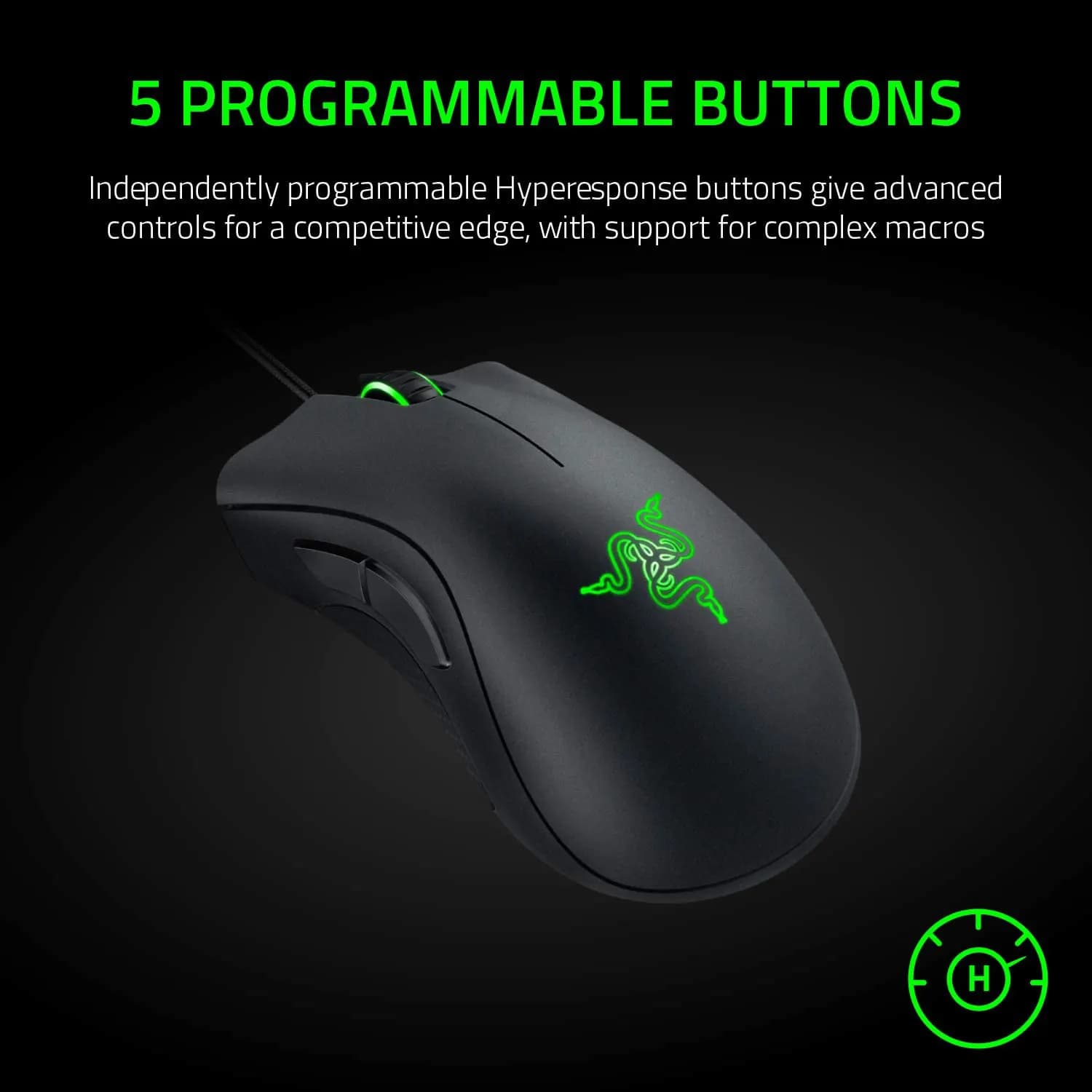 موس گیمینگ ریزر Razer DeathAdder Essential Gaming Mouse — تصویر ۴