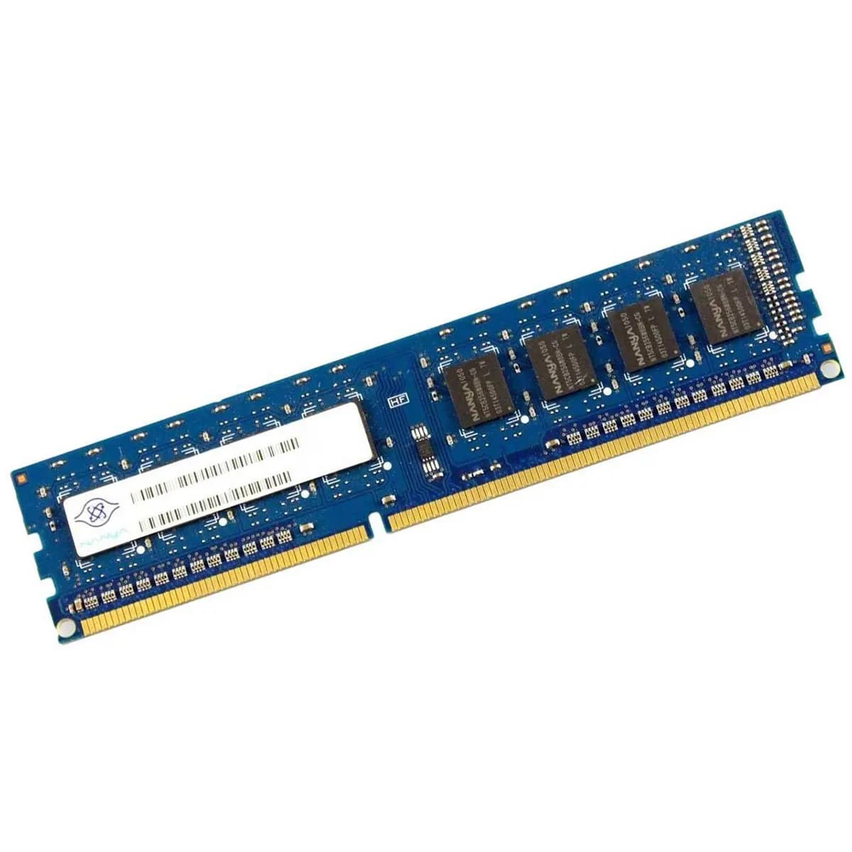 رم کامپیوتر نانیا حافظه 4 گیگابایت مدل NT4GC64B8HG0NF-DI درگاه DDR3 فرکانس 1600 مگاهرتز تایمینگ CL11